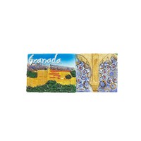 Ensemble d'aimants de réfrigérateur en résine, icônes de voyage en Espagne, souvenir culturel espagnol et décoration intérieure