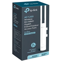 Punto de Acceso Inalámbrico Tp-link Omada para Interiores y Exteriores EAP225-Outdoor 802.11ac, Punto de Acceso WiFi para Negocios, Hoteles y Restaurantes