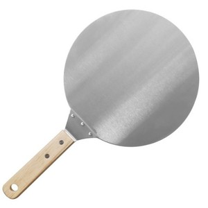 Espátula para Pizza de Acero Inoxidable de 10 Pulgadas con Mango de Madera, Herramienta para Transferir Pizza y Pasteles - Product Image 1