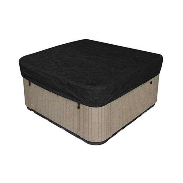 2021 New Outdoor Accessory Waterproof 210D Polyester Square Hot Tub Cover Outdoor SPA Covers