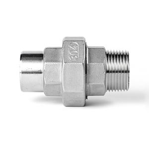 Соединитель трубный из нержавеющей стали 304/316L, литой, сварной, с внутренней резьбой, коррозионностойкий, низкого давления, с гладкой поверхностью - Product Image 3