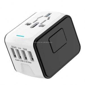 EU UK USA AU Multi-port Charging Head 4USB World Travel Fast Charger 5V3.4A AC Adapter - Product Image 3