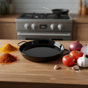 Sartén de Hierro Fundido de 70 cm con Revestimiento de Esmalte, Olla para Paella Esmaltada - Product Image 3