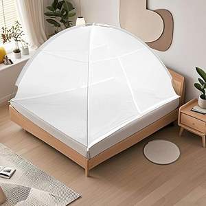 Tienda de campaña portátil y plegable con <span class=keywords><strong>mosquitera</strong></span> emergente para adultos y bebés, uso doméstico con dosel inferior antimordedura para cama para viajes - Product Image 5