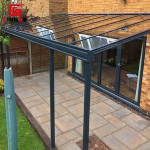 Auvent de terrasse en aluminium élégant auvent d'ombrage personnalisable balcon résistant à la chaleur étanche - Product Image 4