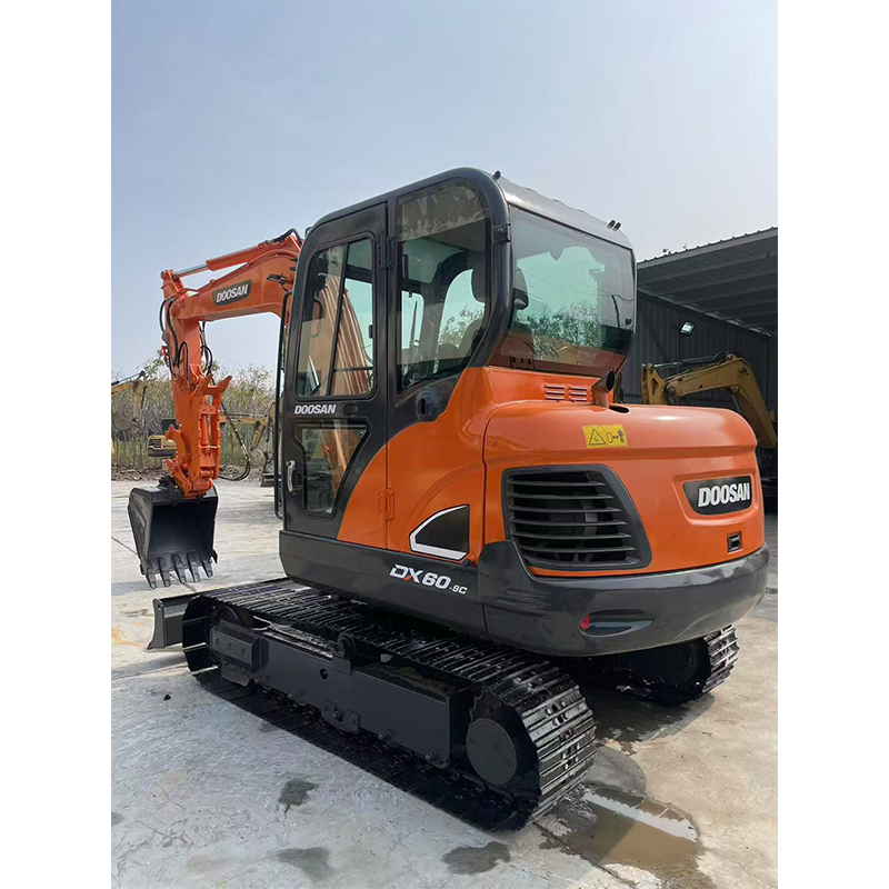 Used Original DOOSAN Dx60 Excavator with Hydraulic Thumb Quick Connect ...