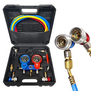 Manomètre de pression AC de haute qualité, ensemble de manomètres à trois voies, adapté pour - Product Image 1