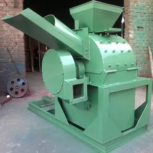 Factory Supply Continue Werken Palm Bladeren Verpletterende Machine Rijst Stro Crusher Machine Hout Miller