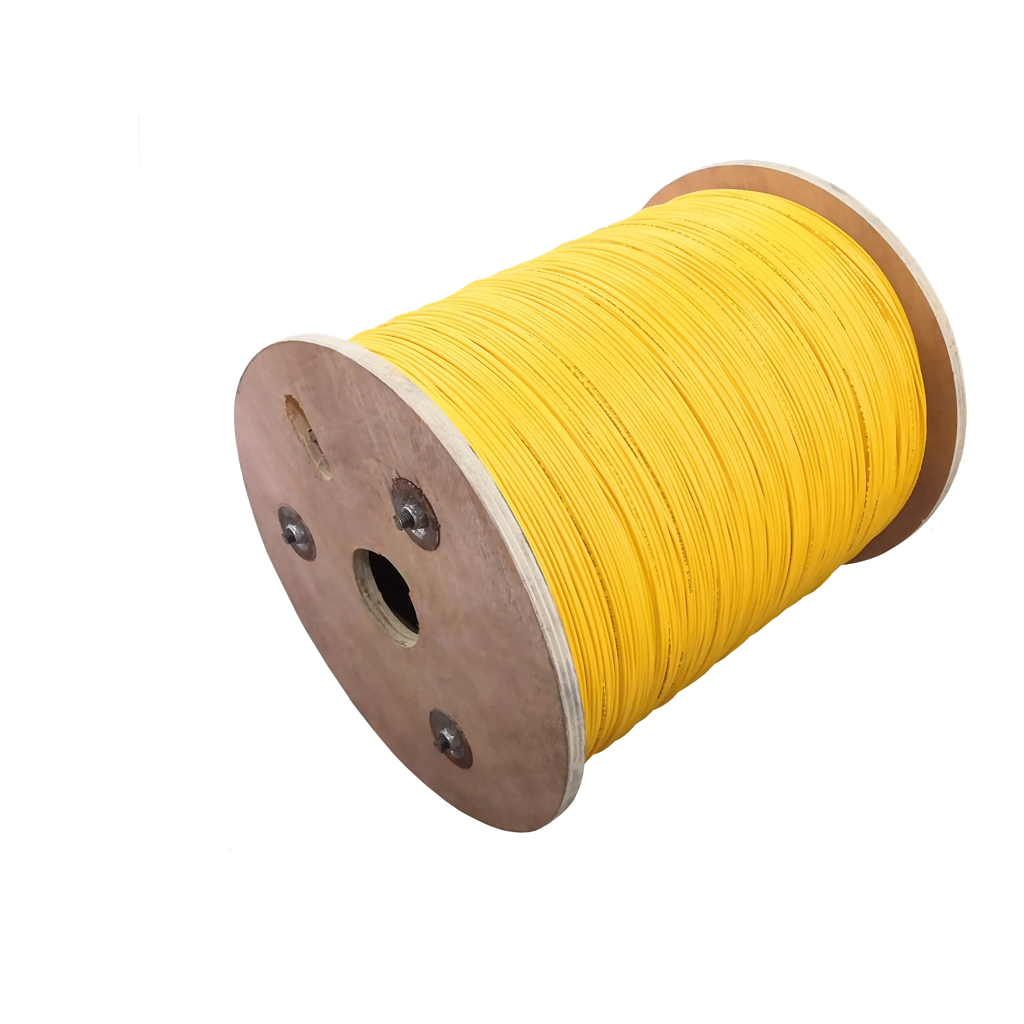 3.0mm tek modlu simpleks kapalı G652D PVC Fiber kablo için Fiber Patchcord 3mm plastik fiber optik kablo