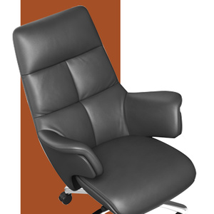 Sedia da ufficio stile Boss in pelle Hawaii ampia morbida e confortevole poggiatesta integrato sedile e schienale 134 ° con estrema inclinazione all'indietro - Product Image 4