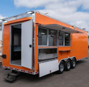 Remolque de franquicia rápida, remolque de comida, camión de comida totalmente equipado, contenedor, helado, pizza, café, carrito de comida móvil - Product Image 4