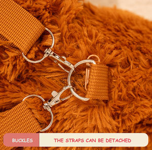 Porte-rideau en peluche gorille rouge géant, décoration d'intérieur, animal en peluche super doux, jouet en peluche singe à longs bras - Product Image 4