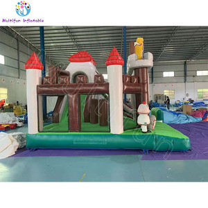 Bền Thân Thiện Với Môi PVC Hiệp Sĩ Lâu Đài <span class=keywords><strong>Inflatable</strong></span> Bounce House <span class=keywords><strong>Combo</strong></span> Cho Trẻ Em Nhảy Lâu Đài Thiết Kế Độc Đáo 5-Người Công Suất - Product Image 4
