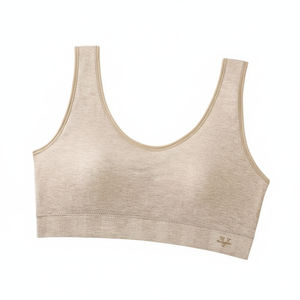 Texlina - Paquete de 10 Bralettes para Mujer con Escote Redondo, Sin Costuras, Transpirables, Textura Suave como una Nube, Copa Completa, Espalda en U, Hechos de Seda Helada - Product Image 6