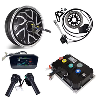 Kit de conversion de moteur de moyeu sans balais QS273 13 pouces 12 kW avec contrôleur Fardriver à onde sinusoïdale ND721200 72V en aluminium de haute qualité