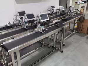 220V montaj hattı endüstriyel transfer yeşil pvc bant konveyör atölye için - Product Image 5