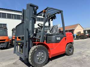 Gebruikt Toyota heftruck met dubbele voorwielen FD50, Japanse productie, tweedehands Toyota heftruck FD50, diesel heftruck te koop - Product Image 3