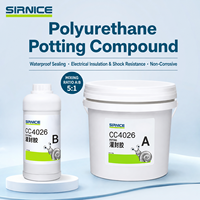 Composé de scellement électronique bicomposant PU flexible résistant aux produits chimiques pour l'encapsulation de cartes de circuits SIRNICE CC4026