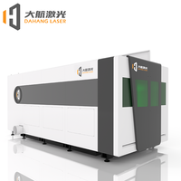 Découpeuse laser à fibre certifiée CE 1,5-6 kW pour tôles d'acier inoxydable, refroidie par eau, 3 axes, servomoteur CNC, haute vitesse AI/PLT