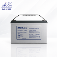 Batterie de secours Lishi DJM12100S 12V100AH DC pour salle informatique, communication, onduleur et stockage d'énergie