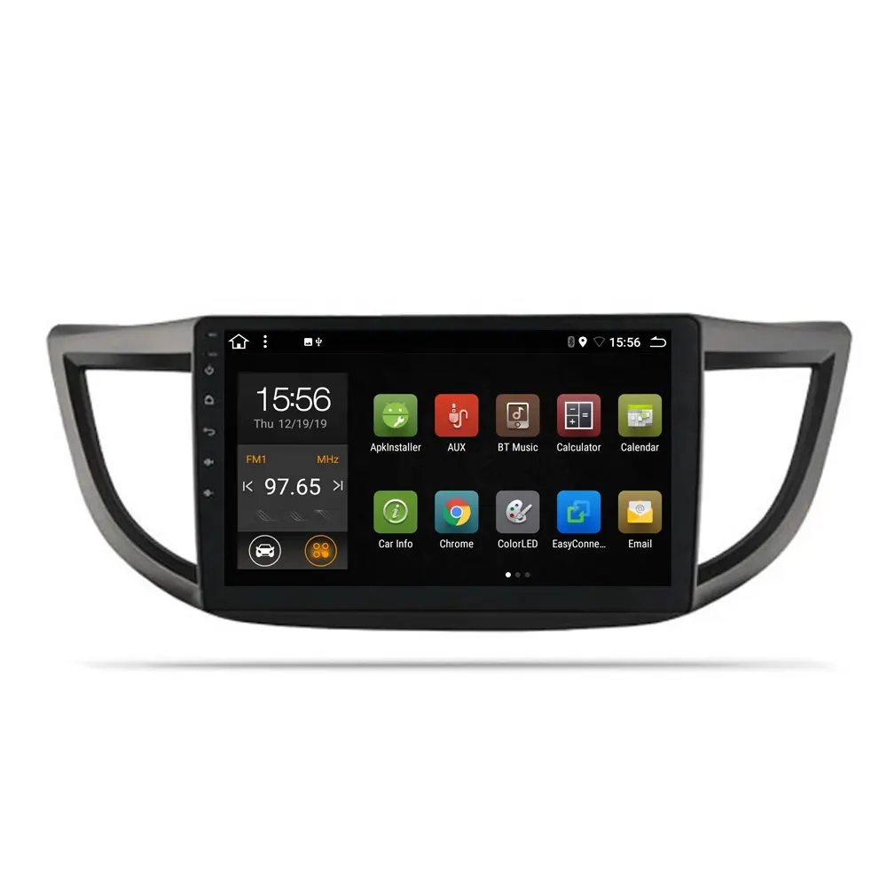MCX 10インチAndroid 10.0車DVDマルチメディアプレーヤーHonda CRV 2012-2015とWIFI GPSラジオクアッドコアタッチスクリーン