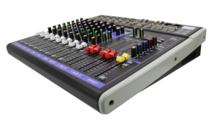 Console de mixage <span class=keywords><strong>audio</strong></span> DJ professionnelle 16 canaux, alimentée, avec écran tactile numérique, USB, en métal, 40W - Product Image 6