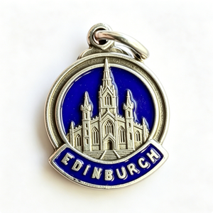 Medalla Circular Religiosa de Plata de Ley de la Iglesia de Edimburgo, Recuerdo Religioso de Aleación de Zinc con Grabado en Relieve - Product Image 5