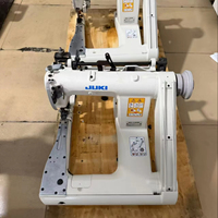 Machine à coudre industrielle JUKI d'occasion, automatique, à double aiguille, point de chaînette, alimentation par bras déporté, marque japonaise, 6000 points/min, 10mm