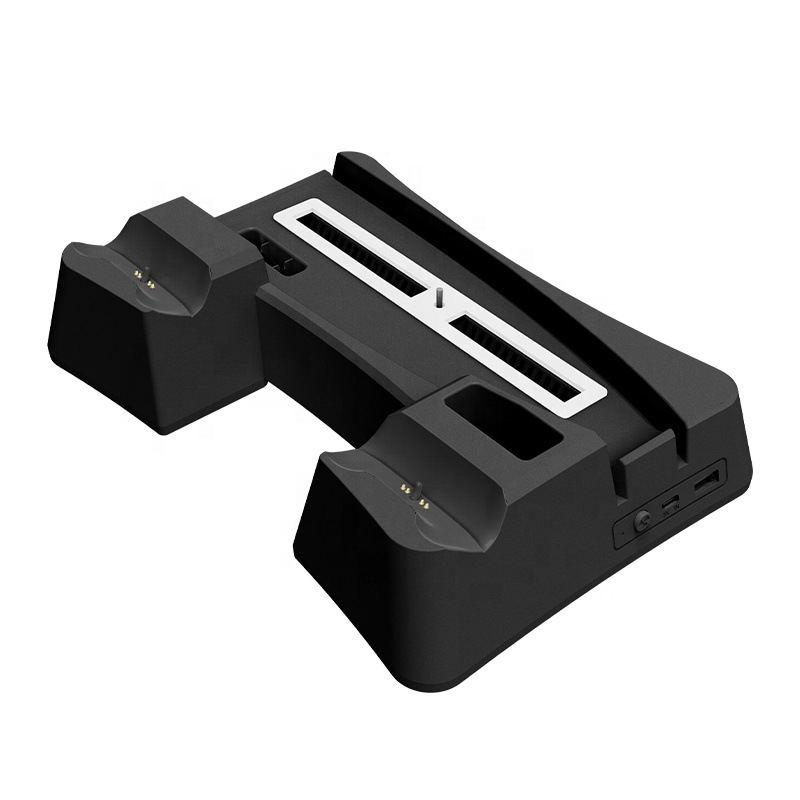 Multi-function Cooling Fan Controller Changer Fast Station with CDs Media Remote Headphone Storage Stand