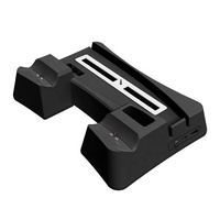 Support de refroidissement vertical pour accessoires PS5 avec station de charge sans fil pour deux manettes pour console PS5