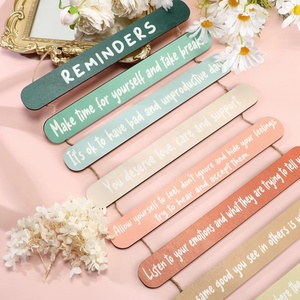 Decorazioni da Parete in Legno con Messaggi sulle Salute Mentale, Arte da Appendere per Anniversari e Momenti di Riflessione - Product Image 4