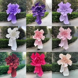 Grands fleurs en papier géantes faites à la main pour projets artistiques, décoration de scène de mariage, fleurs artificielles en papier - Product Image 4