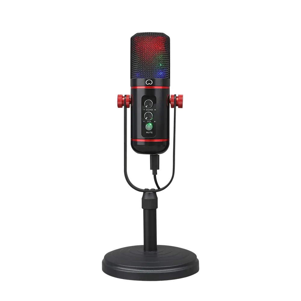 USB desktop capacitive microphone Mobile phone computer live home game recording with wired microphone