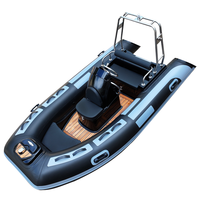 Bateau pneumatique semi-rigide chinois en promotion, 12 pieds (360 cm), coque en fibre de verre Hypalon/PVC RIB360C, moteur hors-bord, certifié CE