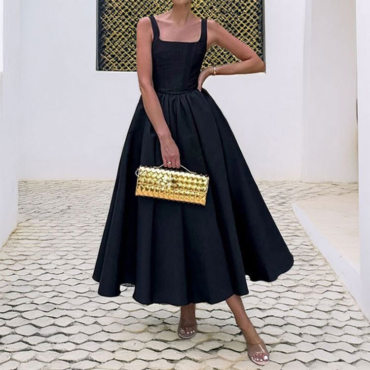 Chic Styles and Comfort in black frock design 2017 for Trendy Women