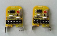 Télécommande sans fil RF à code d'apprentissage Yet096 433 MHz/315 MHz à 2 boutons pour porte de garage et domotique