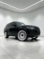 Nouvelles jantes Walle en alliage d'aluminium forgé, design concave, couleur argent, jantes de rechange 8J-12J 18-24 pouces 6x139.7 4 pièces