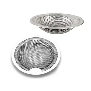 kitchen sink Customized Easy To Clean Stainless Steel Anti-Clogging Mesh Sink Strainer Filter In Bathroom