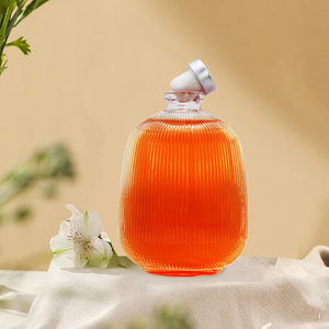 プロ仕様サービス 500ml 700ml 750ml カスタム形状ガラス製スピリッツボトル（フロスト加工、スクリーン印刷付き）空容器 - Product Image 1