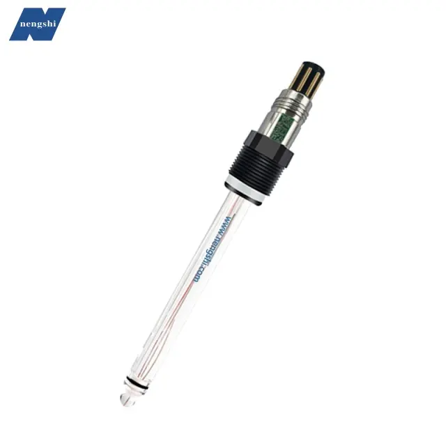 online high quality self cleaning 4-20ma ph probe pecera water quality housing inline digital prominent rs485 ph sensor