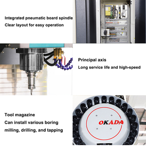 Độ Chính Xác Cao Tự Động VMC C650 Dọc Trung Tâm Gia Công <span class=keywords><strong>CNC</strong></span> Với Fanuc Hệ Thống Điều Khiển 3 Trục Máy Phay Bán Đài Loan - Product Image 4
