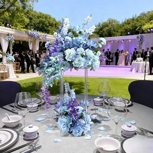 High Quality Modern Wedding Table Decoration <strong>Flower</strong> Rack and <strong>Vase</strong> Set Plastic Party Ornaments Customizable Color &amp; Size - Product Image 4