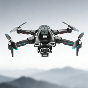 โดรนโรงงาน 4k กล้องคู่ หลบหลีกสิ่งกีดขวาง ระบบออปติคอลโฟลว์ มอเตอร์ไร้แปรงถ่าน ถ่ายภาพทางอากาศ พับเก็บได้ ควอดคอปเตอร์ ของเล่นเด็ก - Product Image 1