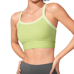 Sujetador deportivo ajustable para mujer, top de yoga a prueba de golpes, top corto para correr y gimnasio con espalda hermosa - Product Image 2