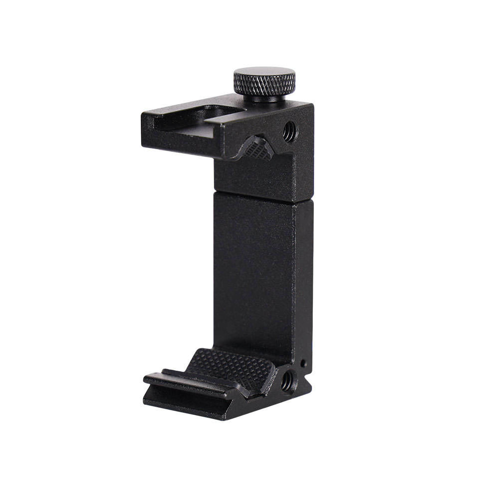 Hot shoe metal phone holder