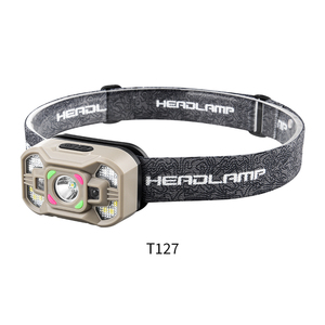 Cảm ứng đèn pha ngoài trời cắm trại đầu đèn 500 <span class=keywords><strong>lumens</strong></span> xte <span class=keywords><strong>Led</strong></span> 5 chế độ ánh sáng màu đỏ Type-C USB sạc chiếu sáng khẩn cấp - Product Image 4