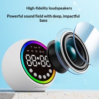 Speaker Nirkabel Asrama Mahasiswa untuk 5.3 Speaker Mini Audio Portabel Suara Berkualitas Tinggi Jam Alarm Siaga Ultra-Lama