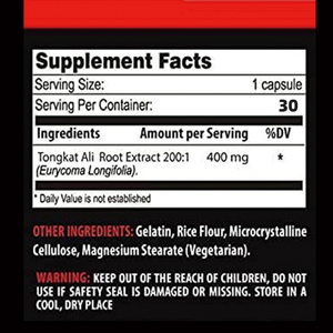 แคปซูลสารสกัดตองกัตอาลีเข้มข้น 30 แคปซูล บำรุงสุขภาพผู้ชาย เสริมพลังงาน อาหารเสริมตองกัต - Product Image 4