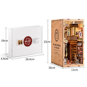 Kit de Casa en Miniatura y Rincón de Lectura DIY de <span class=keywords><strong>Arquitectura</strong></span> Japonesa - Set Completo de Casa de Muñecas en Miniatura para Exhibición Tradicional - Product Image 6