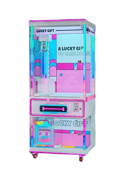 ZDYS Commercial Double Layer Glass Claw Crane Arcade Game Machine with Lucky Gift Prize Vending for Amusement Centers